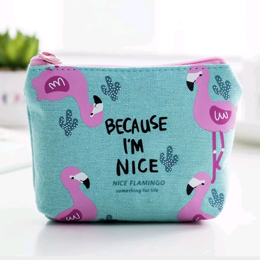 Brand new! Flamingo Coin Purse